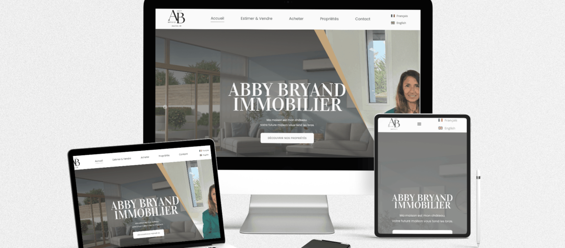 Abby Bryand Immobilier - Site Vitrine