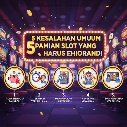 5 Kesalahan Umum Pemain Slot yang Harus Dihindari